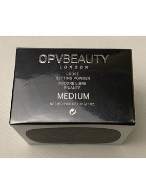 OPV Beauty London Loose Setting Powder 30g Medium Matte Finishing Makeup SEALED